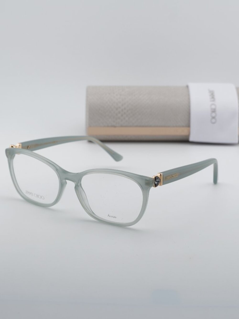 Jimmy Choo JC 317 01ED 00 Rectangle Eyeglasses 54mm - Green